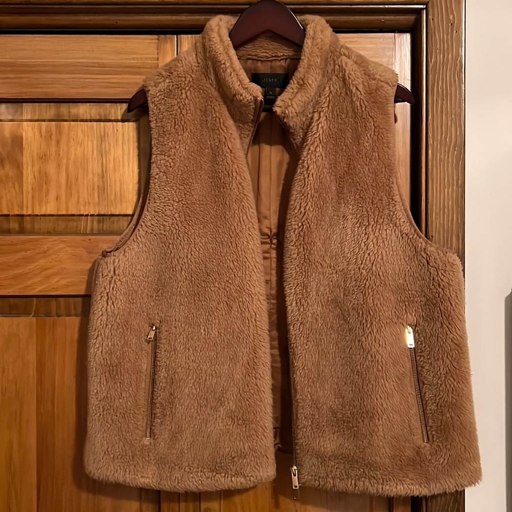 J.Crew Teddy Bear Shearling Vest